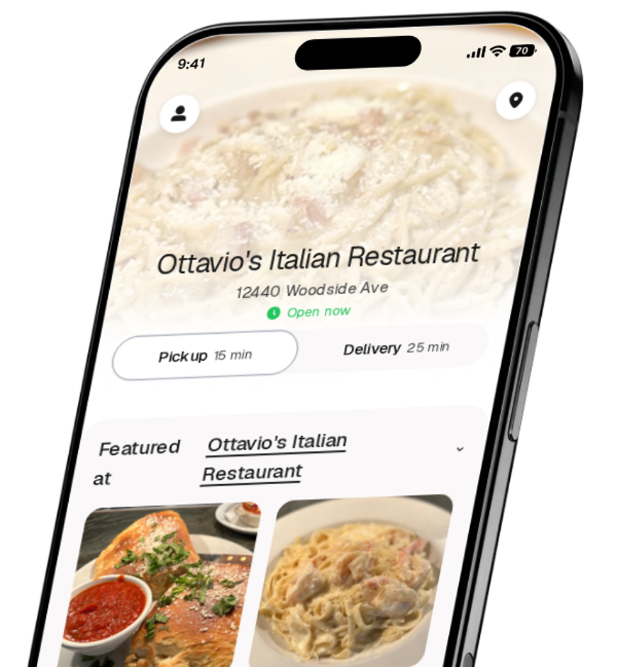 Ottavio's Italian Restaurant app preview