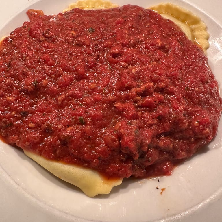 Savor our fresh ravioli